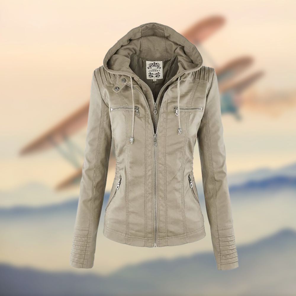 Ainsley™ - Damen Lederjacke