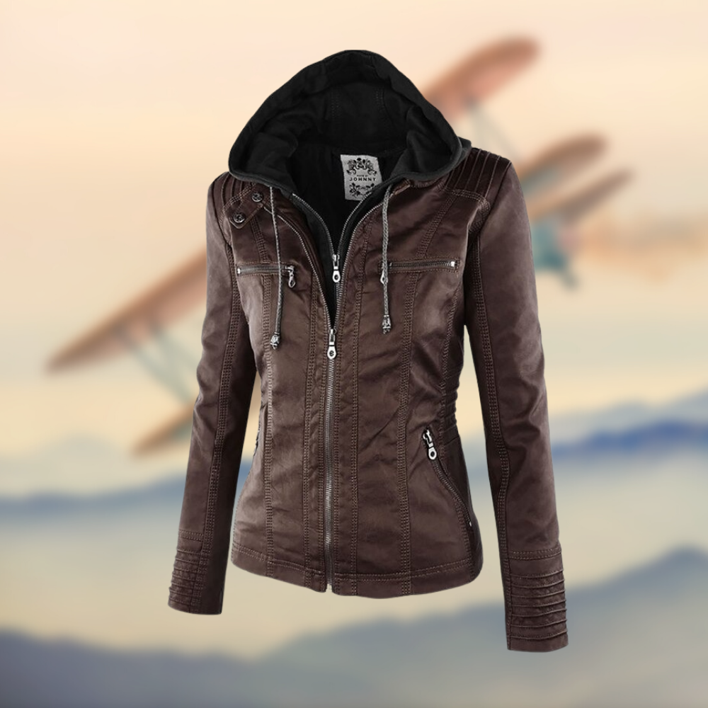 Ainsley™ - Damen Lederjacke