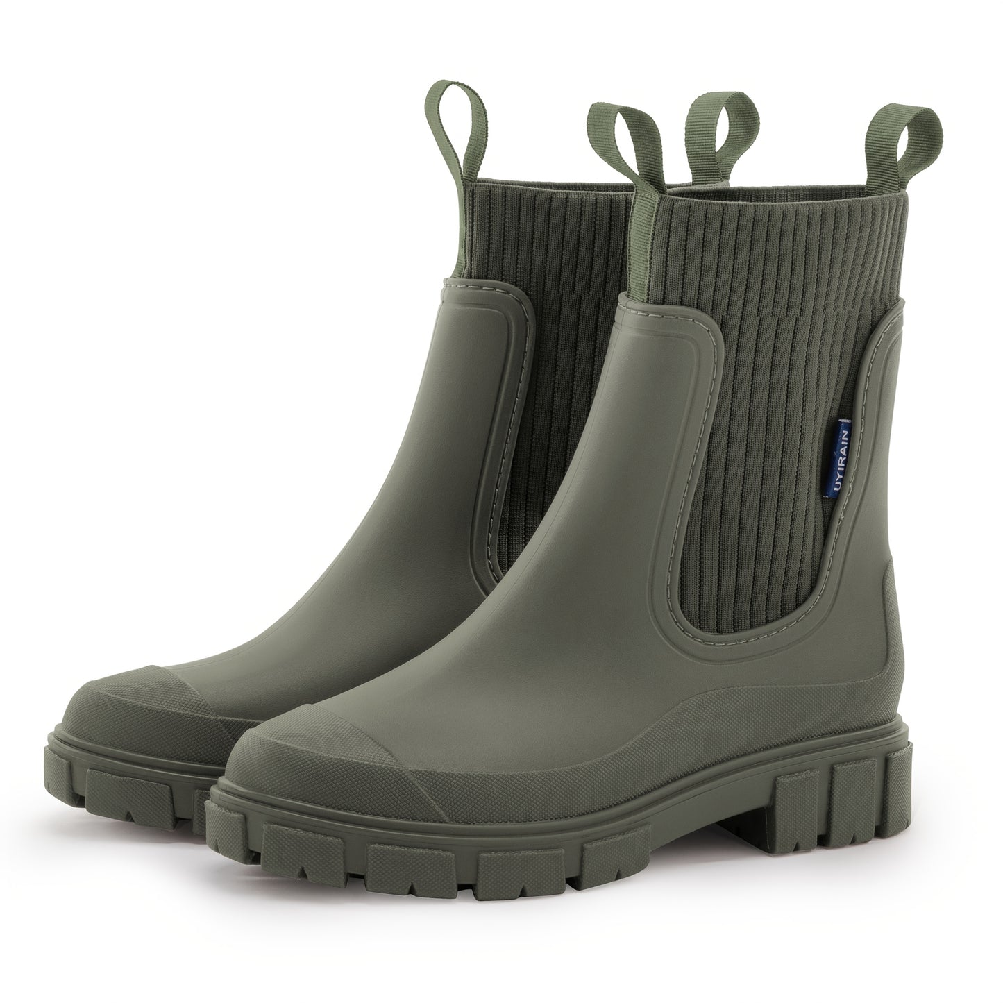 Chelsees - bequeme Damen Regenstiefel mit rutschfester Sohle