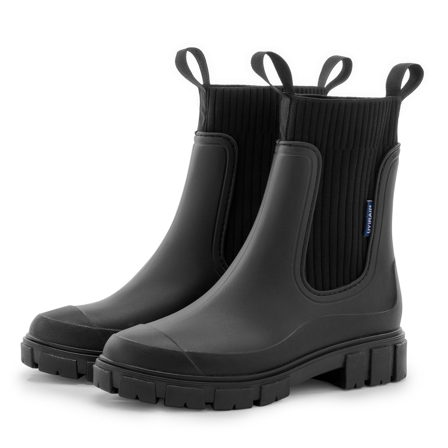 Chelsees - bequeme Damen Regenstiefel mit rutschfester Sohle
