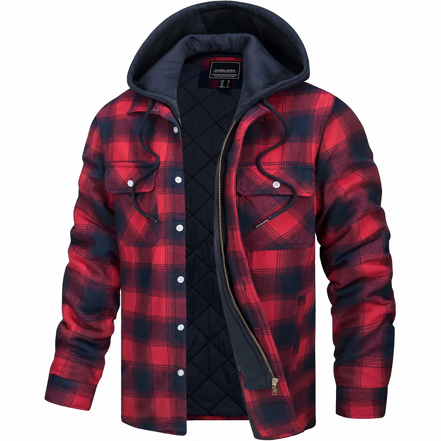 Tibor – Gestepptes Kapuzen-Overshirt