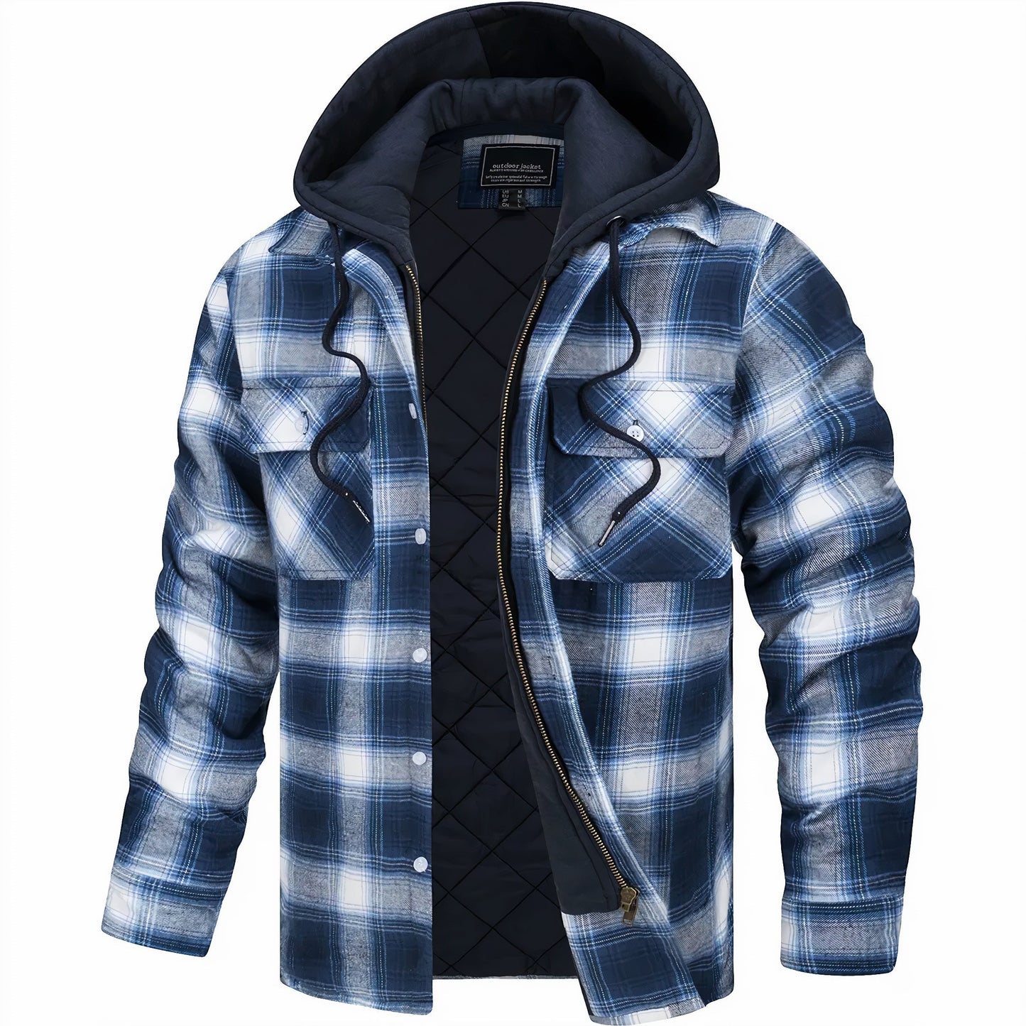 Tibor – Gestepptes Kapuzen-Overshirt