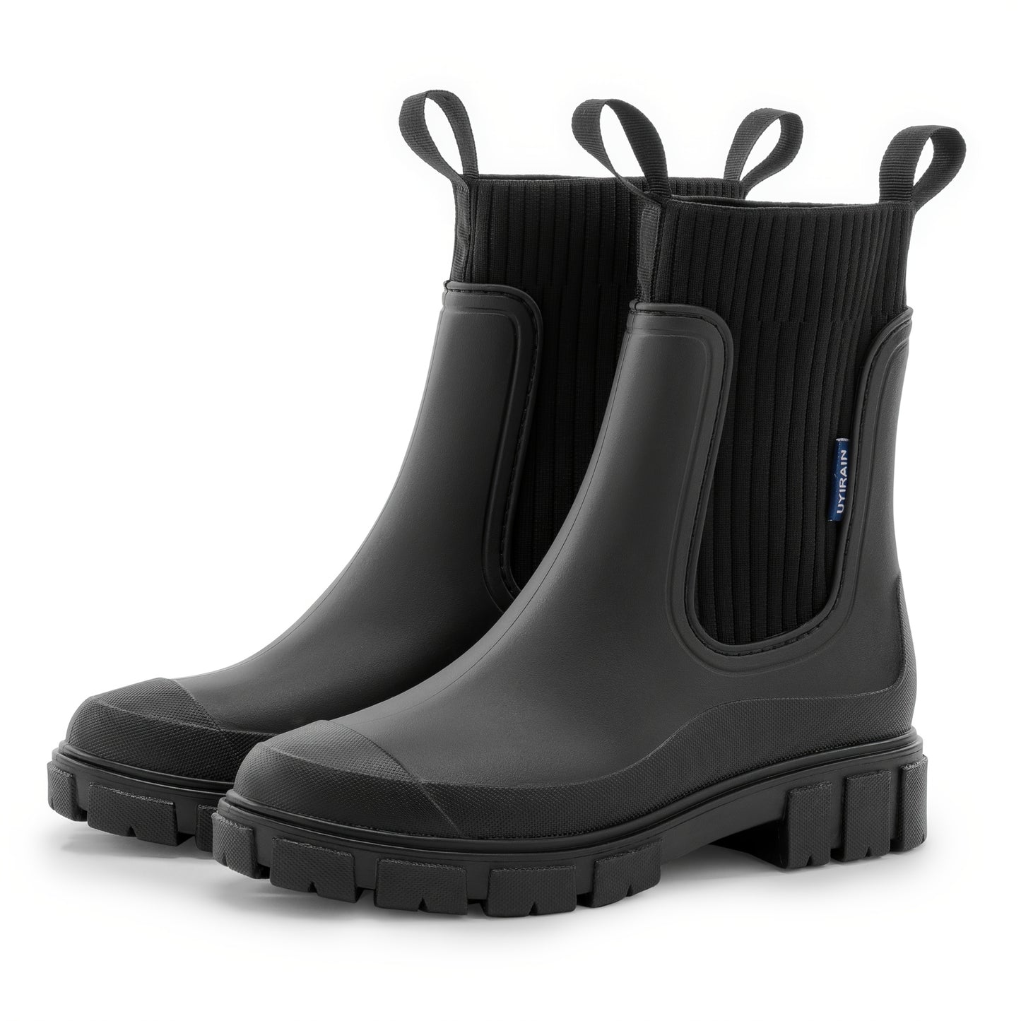 Chelsees - bequeme Damen Regenstiefel mit rutschfester Sohle