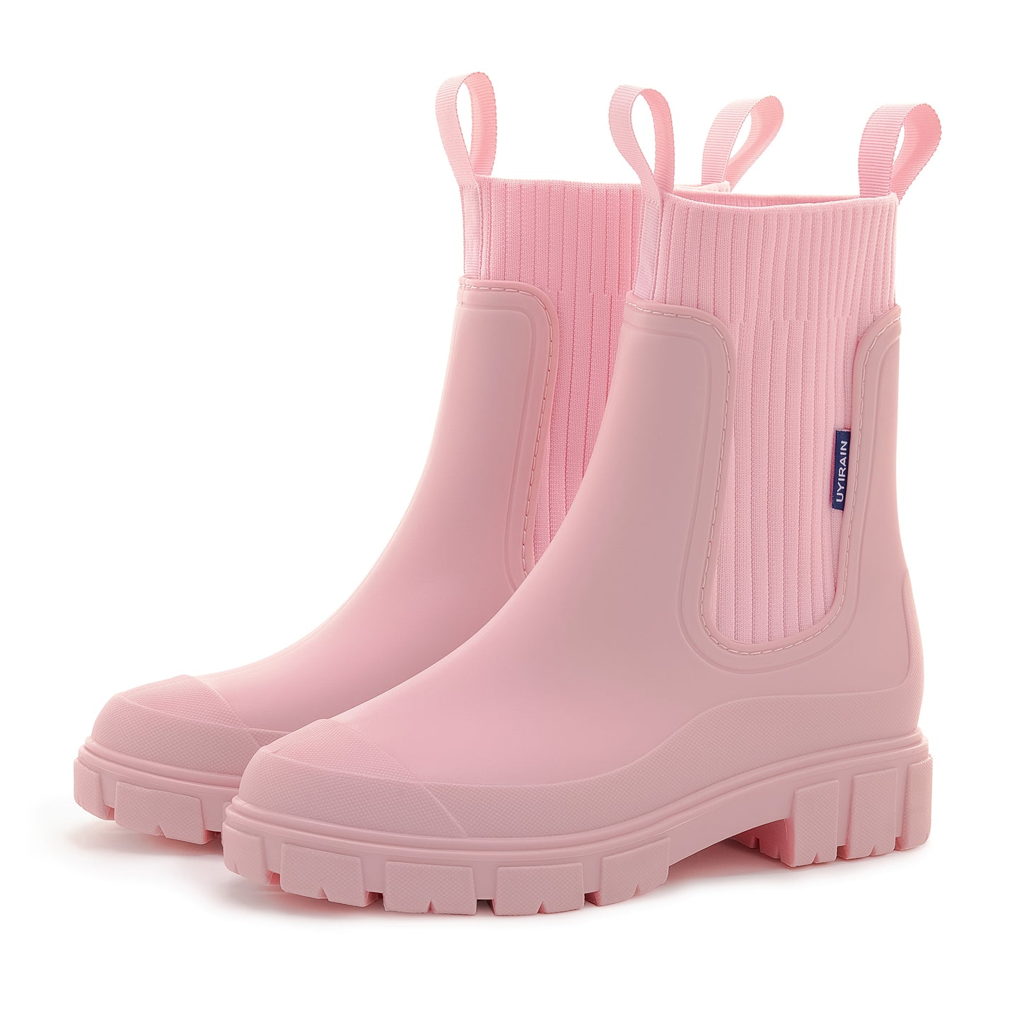 Chelsees - bequeme Damen Regenstiefel mit rutschfester Sohle