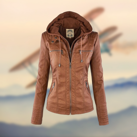 Ainsley™ - Damen Lederjacke