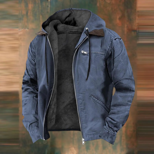 Alexander – Warme Herbstjacke mit Kapuze für kalte Monate