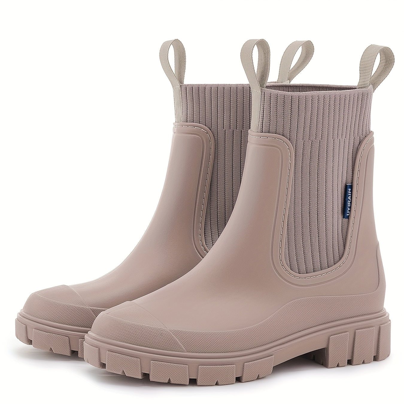 Chelsees - bequeme Damen Regenstiefel mit rutschfester Sohle