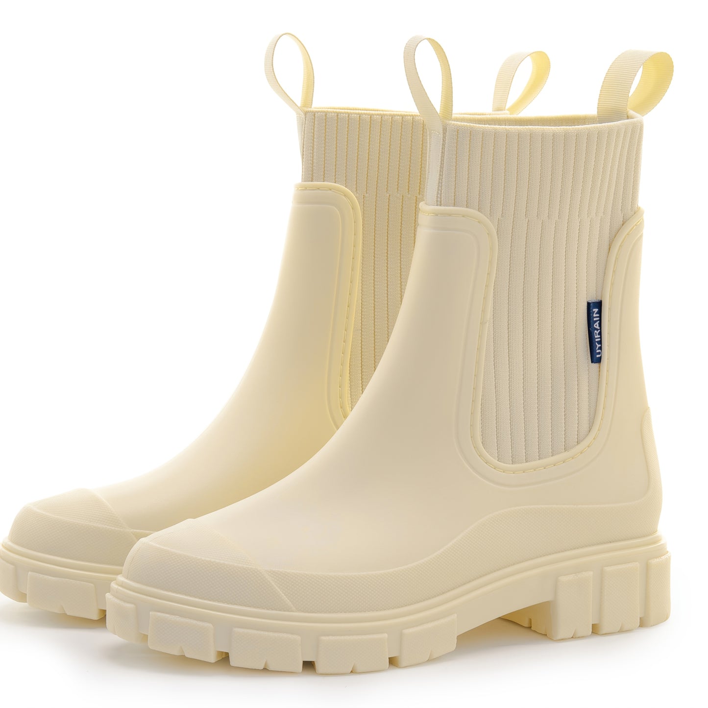 Chelsees - bequeme Damen Regenstiefel mit rutschfester Sohle