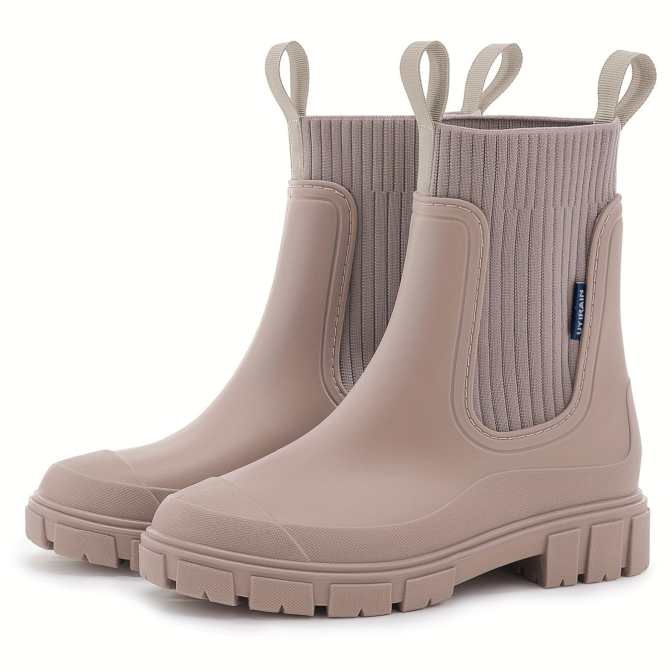 Chelsees - bequeme Damen Regenstiefel mit rutschfester Sohle
