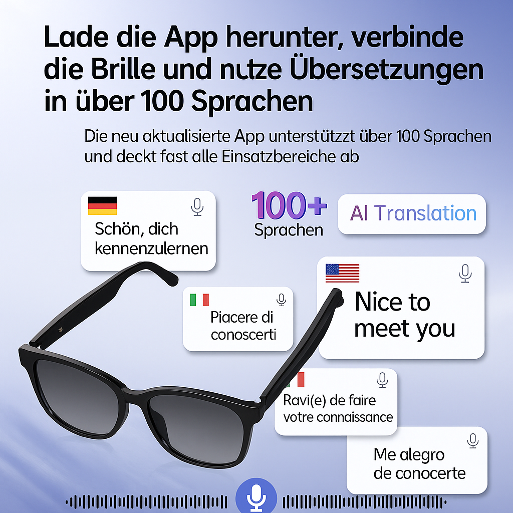 EYETEC - AI Übersetzungsbrille