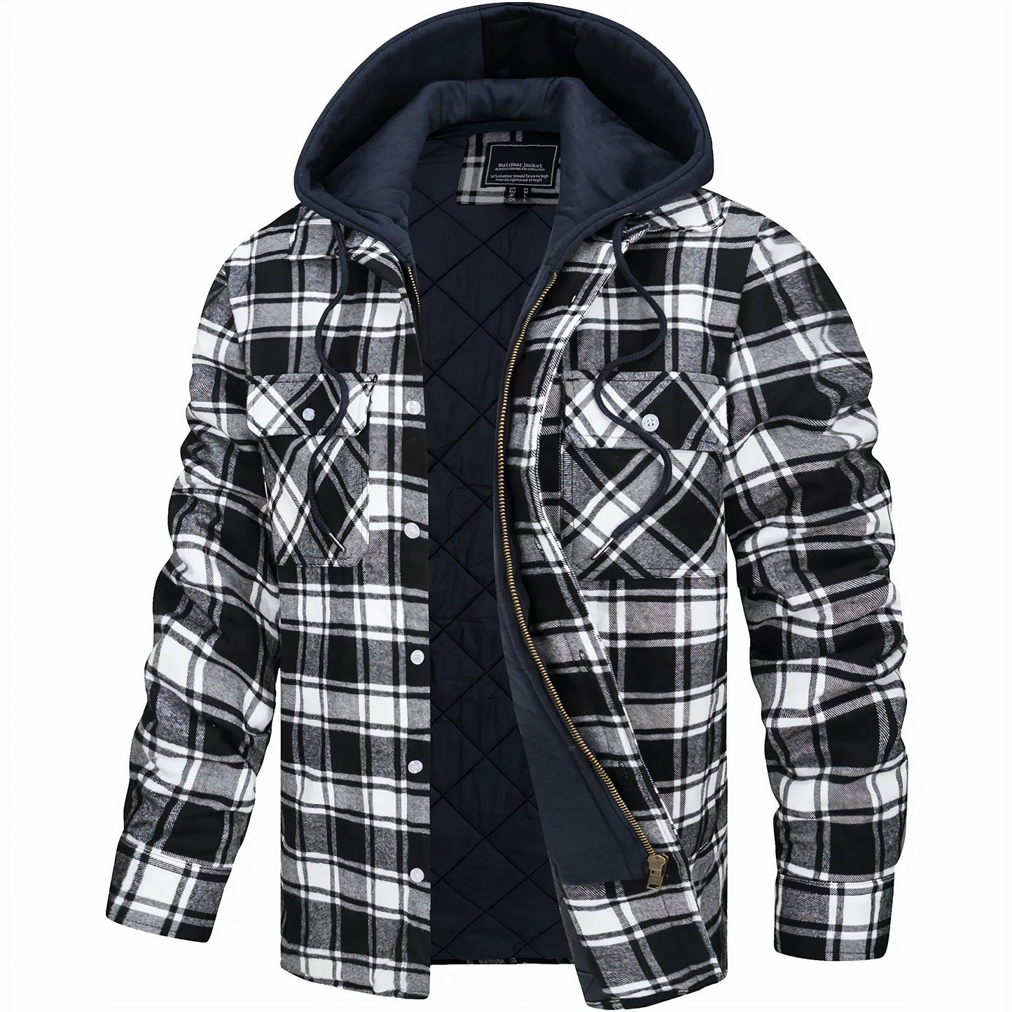 Tibor – Gestepptes Kapuzen-Overshirt