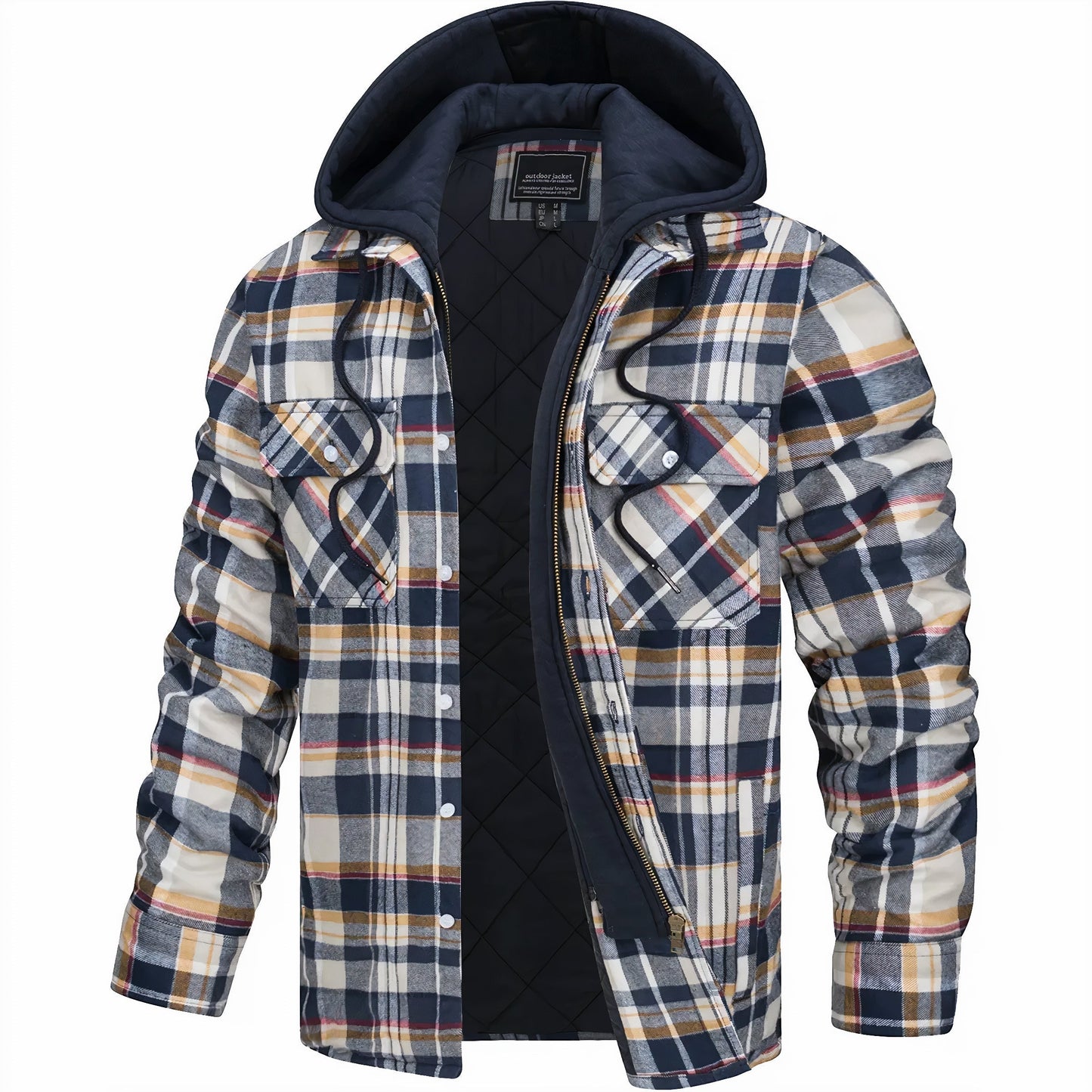 Tibor – Gestepptes Kapuzen-Overshirt